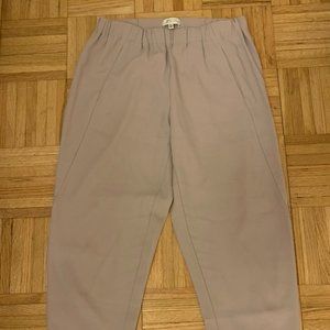 Aritzia Tan Cropped Slacks